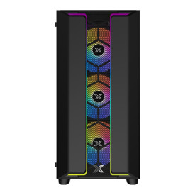 Кутия за компютър XIGMATEK Gaming Y Pro, EN42249, BK, EATX, U3x1 + U2x2, Dual ARGB LED Strip FP & Left TG, 4PCS S20A & Galaxy II Fan Control Kit