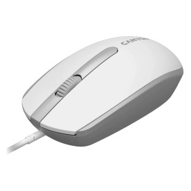 Мишка CANYON M-10, White Grey