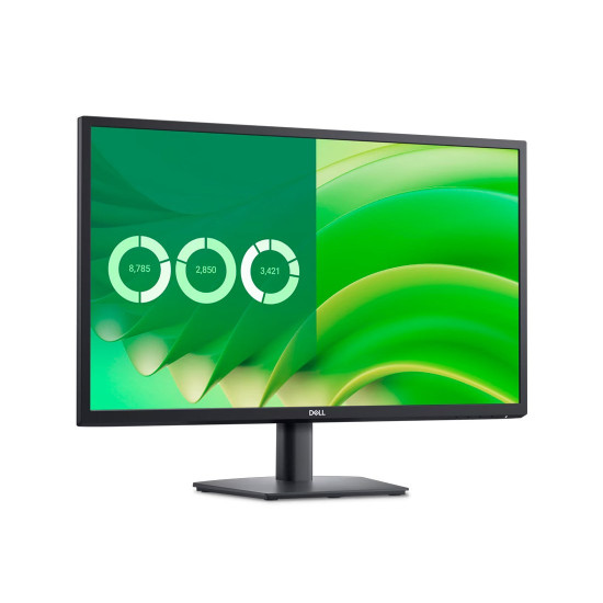 Монитор Dell E2425HS, FHD 1920x1080, 23.8 инча, VA панел, 75Hz, 5ms, 1xHDMI, 1xDP, 1xVGA, Speakers