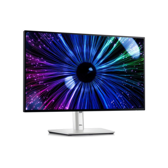 Монитор Dell UltraSharp U2424HE, 24 инча, Full HD, IPS, 120Hz, USB-C хъб, 90W Power Delivery, DisplayPort, HDMI, RJ45, ENERGY STAR