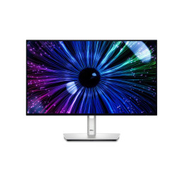 Монитор Dell UltraSharp U2424HE, 24 инча, Full HD, IPS, 120Hz, USB-C хъб, 90W Power Delivery, DisplayPort, HDMI, RJ45, ENERGY STAR