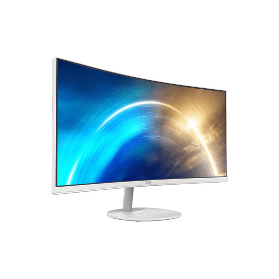 Монитор MSI PRO MP341CQW, 34 инча, Curved VA, 3440x1440, 100Hz, 1500R, HDR, Anti-Flicker, HDMI, DisplayPort, Speakers