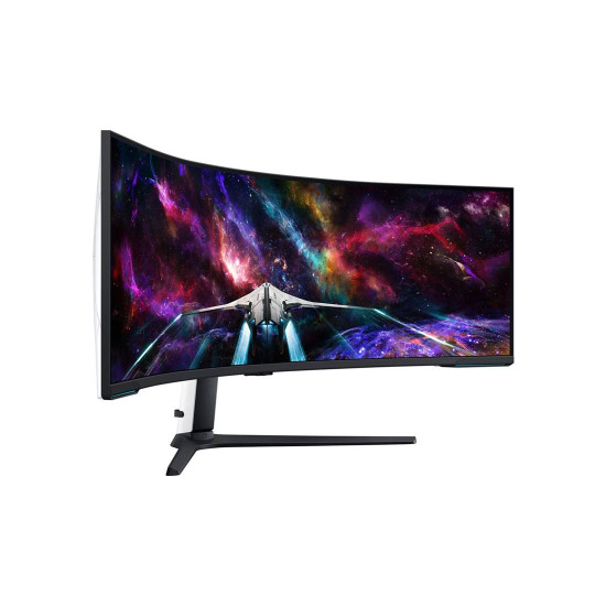 Монитор Samsung Odyssey Neo G9 G95NC, 57 инча, VA, Dual UHD, Quantum Mini LED, 240Hz, 1ms, HDR1000, AMD FreeSync Premium Pro
