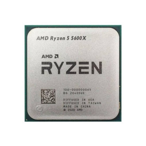 Процесор AMD Ryzen 5 5600X, 6C/12T, 3.7/4.6GHz Max Boost, 35MB, 65W, AM4, MPK с Охладител