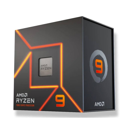 Процесор AMD Ryzen 9 7900, 12 ядра, 24 нишки, до 5.4 GHz, 65 W, AM5, Radeon Graphics, BOX