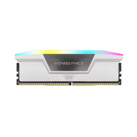 RAM памет Corsair Vengeance RGB, 32GB (2x16GB) DDR5, 5600MT/s, CL36, White, Kit of 2