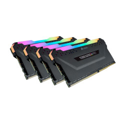 RAM памет Corsair Vengeance RGB PRO, 64GB (4x16GB) DDR4, 3200MT/s, CL16, Kit of 4