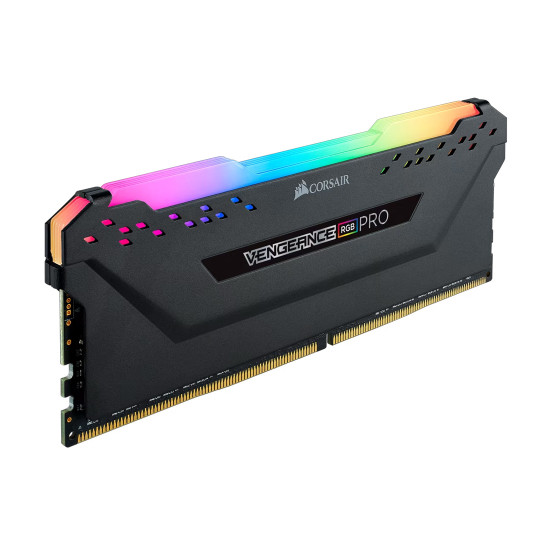 RAM памет Corsair Vengeance RGB PRO, 64GB (4x16GB) DDR4, 3200MT/s, CL16, Kit of 4