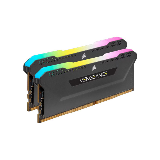 RAM памет Corsair Vengeance RGB PRO SL, 32GB (2x16GB) DDR4, 3200MT/s, CL16, Kit of 2