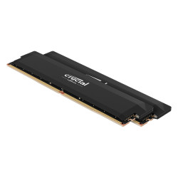 RAM памет Crucial Pro OC Gaming Memory 64GB (32GBx2) DDR5, 6400MT/s, UDIMM, CL40, Black, Kit of 2
