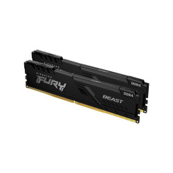 RAM памет Kingston FURY Beast Black, 16GB (2x8GB) DDR4, 3200MT/s, CL16, Kit of 2