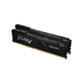 RAM памет Kingston FURY Beast Black, 16GB (2x8GB) DDR4, 3200MT/s, CL16, Kit of 2