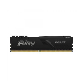 RAM памет Kingston FURY Beast Black, 16GB (2x8GB) DDR4, 3200MT/s, CL16, Kit of 2