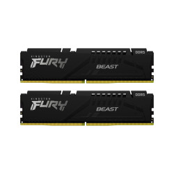 RAM памет Kingston FURY Beast DDR5, DIMM, 64GB, 2x32GB, 6000MT/s, CL36, AMD EXPO, Intel XMP, Kit of 2