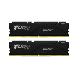 RAM памет Kingston FURY Beast DDR5, DIMM, 64GB, 2x32GB, 6000MT/s, CL36, AMD EXPO, Intel XMP, Kit of 2