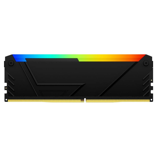 RAM памет Kingston FURY Beast RGB, KF436C17BB2AK2, 16GB (2x8GB), 3600MT/s, DDR4, CL17, Kit of 2