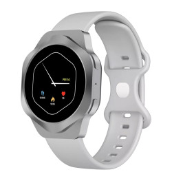 Смарт часовник Canyon Hexagon SW-88 BT-CALL, 54 mm, Silver