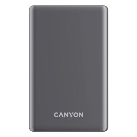 Външна батерия Canyon OnPower 505 Slim, USB-C Power Bank, 5000mAh, PD 20W, MagSafe, Dark Grey