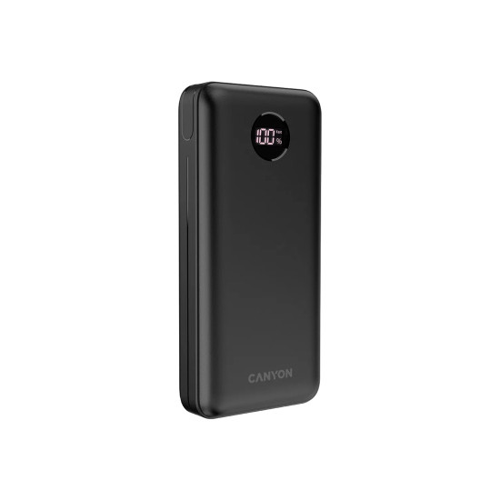 Външна батерия Canyon PB-2002, CNE-CPB2002B, 20000 mAh, Black