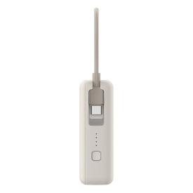 Външна батерия Xiaomi, 10000 mAh, 33 W, вграден кабел, GL, Tan