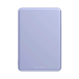 Външна батерия Xiaomi Super Slim Magnetic Power Bank, 5000 mAh, магнитна, Purple