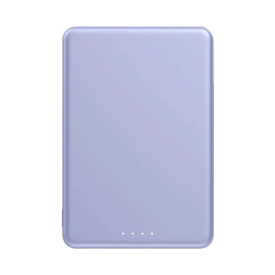 Външна батерия Xiaomi Super Slim Magnetic Power Bank, 5000 mAh, магнитна, Purple