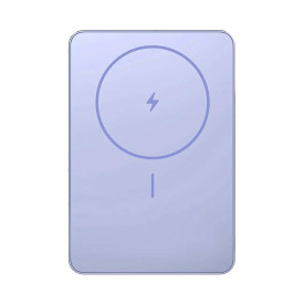 Външна батерия Xiaomi Super Slim Magnetic Power Bank, 5000 mAh, магнитна, Purple