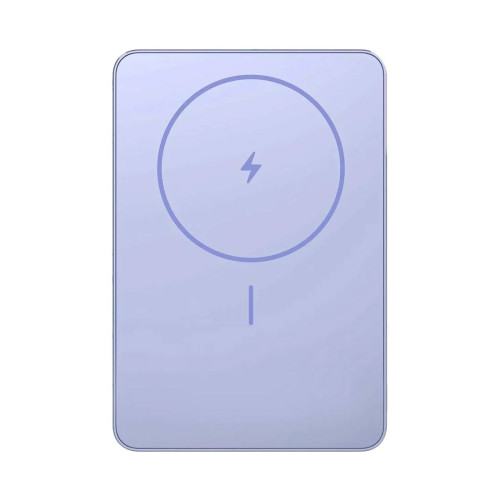 Външна батерия Xiaomi Super Slim Magnetic Power Bank, 5000 mAh, магнитна, Purple
