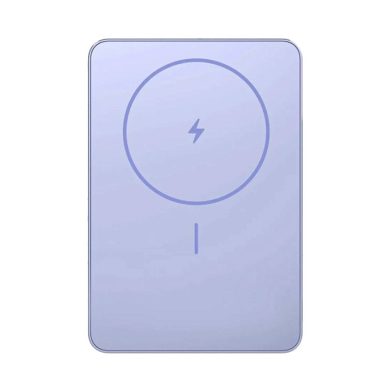 Външна батерия Xiaomi Super Slim Magnetic Power Bank, 5000 mAh, магнитна, Purple