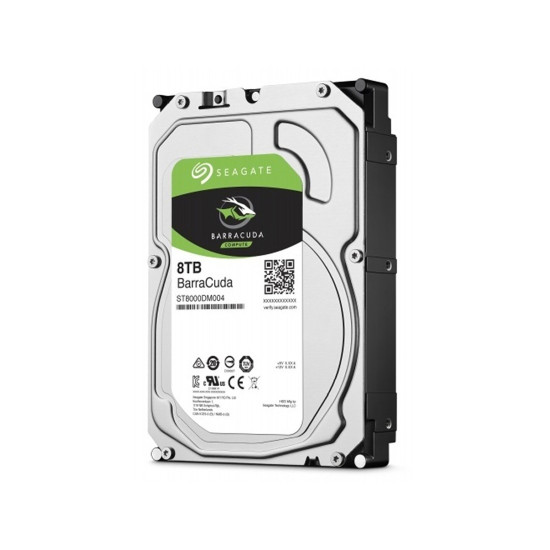 Вътрешен твърд диск Seagate Barracuda, 3.5 инча, 8TB, SATA 6Gbps, 5400 rpm, 256MB кеш
