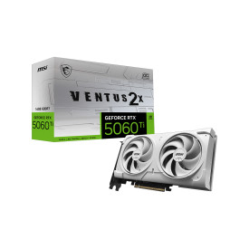 Видеокарта MSI GeForce RTX 5060 Ti 16GB VENTUS 2X OC WHITE PLUS, GDDR6, DLSS 4, Ray Tracing, Blackwell