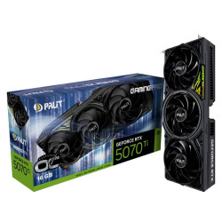 Видеокарта PALIT GeForce RTX 5070 Ti GamingPro OC V1, 16GB GDDR7, 256-bit, 1x HDMI 2.1b, 3x DP 2.1b