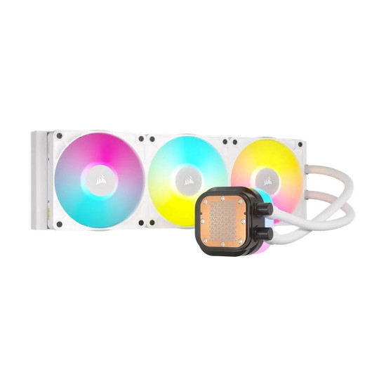 Водно охлаждане за процесор CORSAIR iCUE LINK TITAN 360 RX RGB AIO, 360mm, White