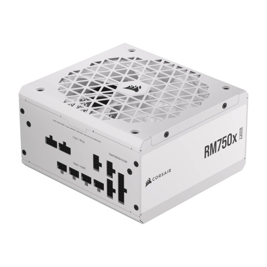 Захранване CORSAIR RMx Shift White Series, RM750x Shift White, 750W, 80 PLUS GOLD, Fully Modular