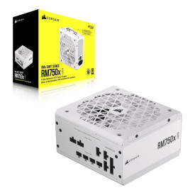 Захранване CORSAIR RMx Shift White Series, RM750x Shift White, 750W, 80 PLUS GOLD, Fully Modular