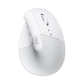 Безжична мишка LOGITECH Lift Vertical Ergonomic Mouse, OFF-WHITE/PALE GREY