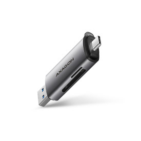 Четец за карти AXAGON CRE-SAC, SuperSpeed USB-C + USB-A
