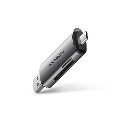 Четец за карти AXAGON CRE-SAC, SuperSpeed USB-C + USB-A