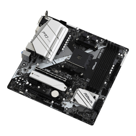 Дънна платка ASRock B550M Pro4, mATX, Socket AM4, 4x DDR4, 2x PCIe x16