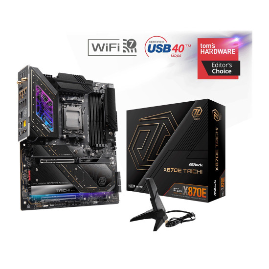 Дънна платка ASRock X870E Taichi, E-ATX, Socket AM5, DDR5