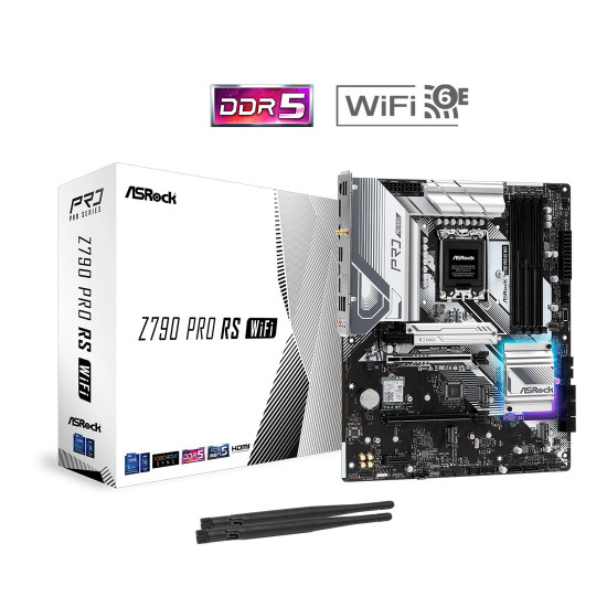 Дънна платка ASRock Z790, ATX, Socket LGA1700, 4x DDR5
