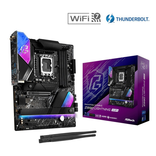 Дънна платка ASRock Z890 Lightning WiFi, ATX, Socket LGA1851, DDR5