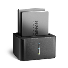 HDD докинг станция AXAGON ADSA-D25 SuperSpeed, USB 3.2, 2.5 инча HDD / SSD, MINI
