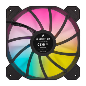 Комплект вентилатори CORSAIR SP140 RGB ELITE, 140mm, Dual Pack