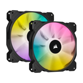 Комплект вентилатори CORSAIR SP140 RGB ELITE, 140mm, Dual Pack