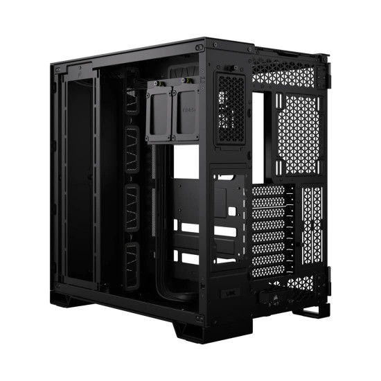 Кутия за компютър Corsair 6500D Airflow Tempered Glass Mid-Tower, Black