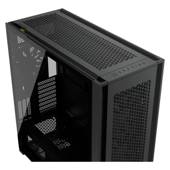 Кутия за компютър Corsair 7000D AIRFLOW, Tempered Glass, Full Tower, Black