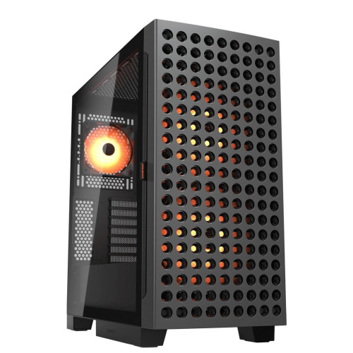 Кутия за компютър COUGAR AIRFACE ECO RGB, Mid Tower, Black