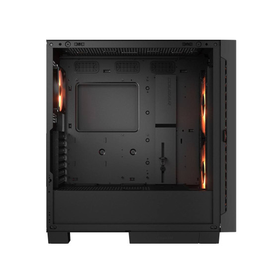 Кутия за компютър COUGAR AIRFACE ECO RGB, Mid Tower, Black