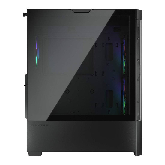 Кутия за компютър COUGAR Gaming DUOFACE RGB PC Case, Mid Tower, Black
